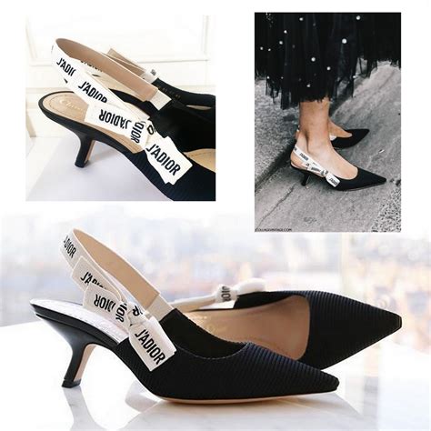 black christian dior shoes|christian dior kitten heels.